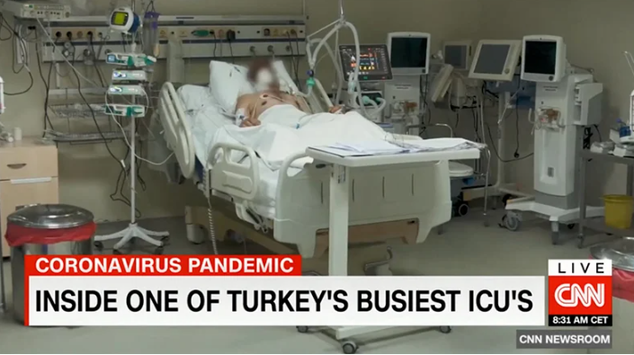  CNN International Ekibi Türkiye’nin En Kritik Yoğun Bakımın Bölümüne Girdi !