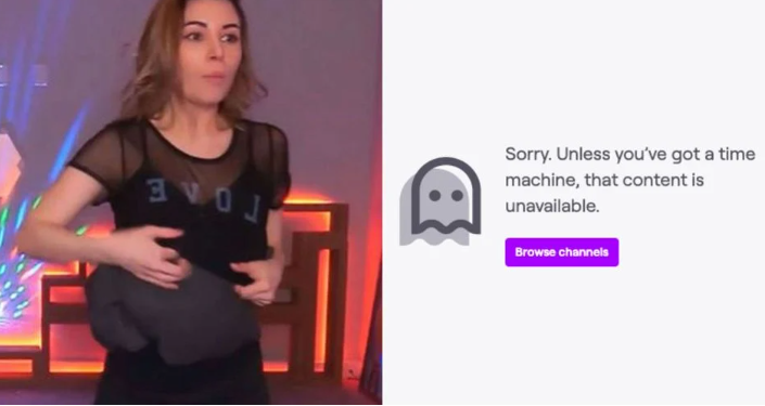  Ünlü Twitch Yayıncısı Alinity Yayında Yanlışlıkla Tişörtü Açılınca Banlandı